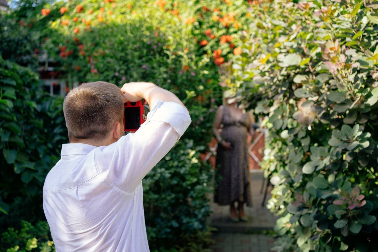 shooting photo grossesse